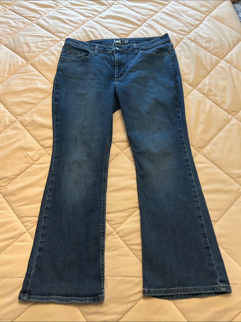 Lee Women's Dark Wash Flare Jeans